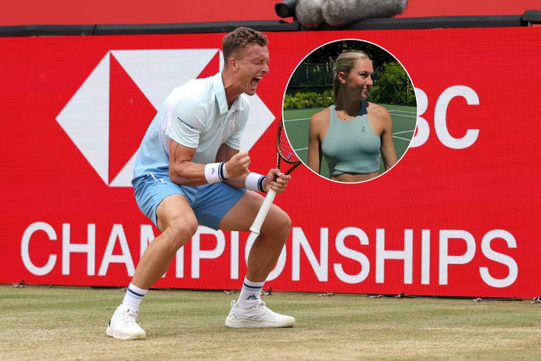 Tennisser maakt geen vrienden bij toernooi Queen's, vriendin zit huilend in publiek