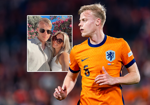 Oranje-international stapt na moeilijke tijd in het huwelijksbootje en krijgt felicitaties van teamgenoten