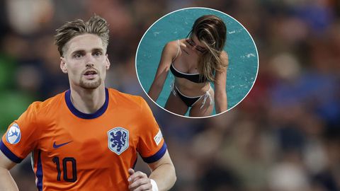 Topvoetballer Kenneth Taylor geeft compliment aan beroemde vriendin: 'Die is wel lekker'