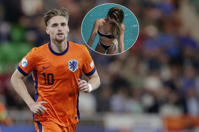 Topvoetballer Kenneth Taylor geeft compliment aan beroemde vriendin: 'Die is wel lekker'