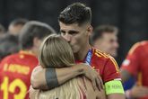 Alvaro Morata met zijn vrouw Alice Campello / Getty Images