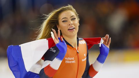 Topschaatsster Jutta Leerdam is dolblij met zeldzame 'beloning' voor atleten