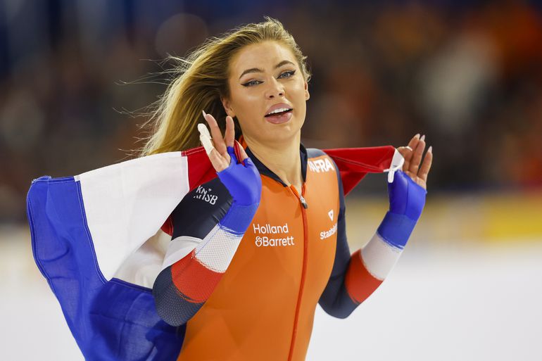 Topschaatsster Jutta Leerdam is dolblij met zeldzame 'beloning' voor atleten