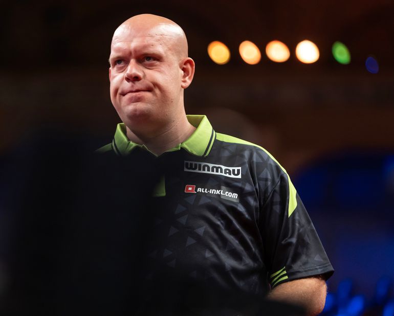 Topdarter Michael van Gerwen zeer streng voor zichzelf: 'Dat neem ik mezelf kwalijk'