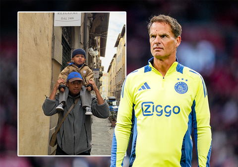 Kleinzoon Frank de Boer (3) droomt van carrière in andere sport: 'Dan moet ik geld sparen'