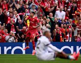 Luis Diaz scoorde twee keer in twee minuten voor Liverpool tegen Bournemouth. ©Getty Images