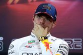 Max Verstappen was niet spraakzaam tijdens de persconferentie. © Getty Images