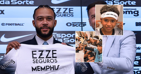 Memphis Depay zorgt voor totale gekte bij Corinthians: jonkies kopiëren identiteit aanvaller