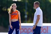 Femke Bol en Laurent Meuwly © Getty Images