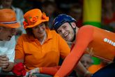 Harrie Lavreysen met zijn ouders / Getty Images