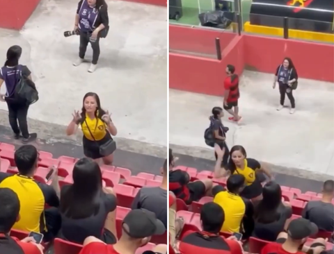 Enorme soap tijdens voetbalwedstrijd: vrouw ontdekt op de tribunes groot geheim van haar man