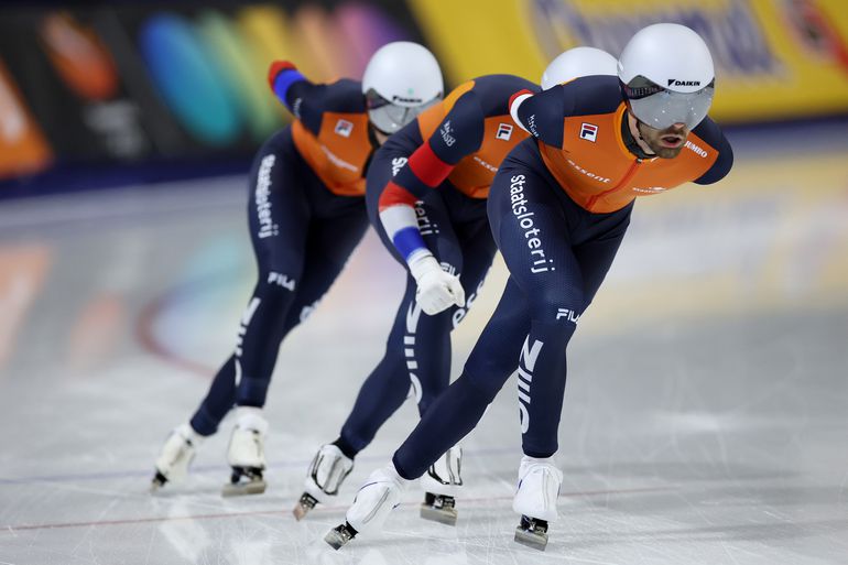 Mannelijke schaatsers hoofdpijndossier voor Nederlandse schaatsbond: 'Dan zijn we een startplek sowieso kwijt'