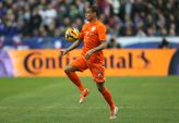 Gregory van der Wiel in het Nederlands elftal. Getty Images