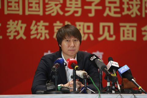 Oud-bondscoach Li Tie van China bij zijn aanstelling in 2020. © ProShots