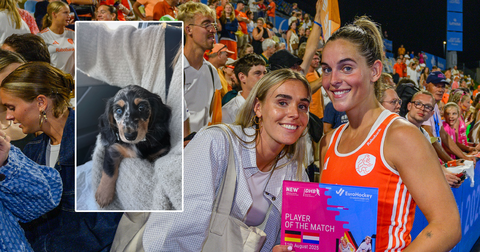 Topsportkoppel Pien Sanders en Jill Roord toont vol trots nieuw gezinslid: 'De eerste dag thuis'