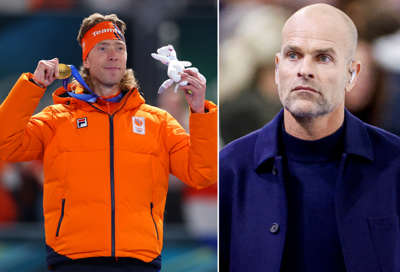 Jorrit Bergsma (l) en Erben Wennemars. © Getty Images