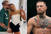Jutta Leerdam en vriend Jake Paul (l), Conor McGregor (r). Instagram en Getty Images.