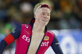Sijmen Egberts tijdens het NK individuele afstanden 1500 meter mannen © Pro Shots.