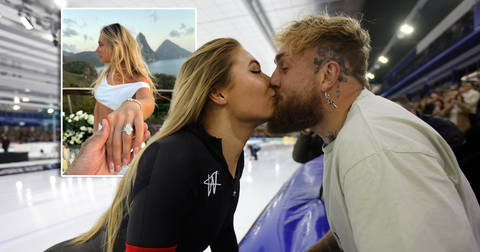 Dolgelukkige Jutta Leerdam pronkt met enorme verlovingsring die ze van Jake Paul kreeg: 'De beste dag óóit'