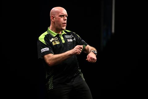 Overtuigende Michael van Gerwen laat zich gelden bij Euro Tour in België