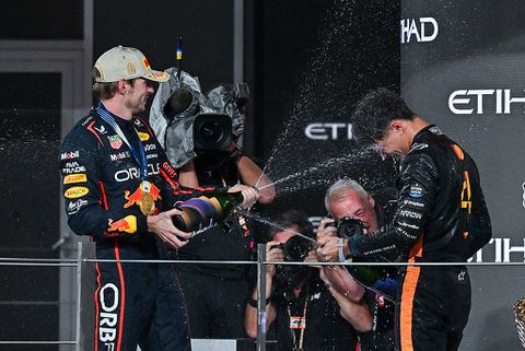 Wereldkampioen Lando Norris spreekt zich uit over mogelijke exit van goede vriend Max Verstappen: 'Zou een puinhoop zijn'