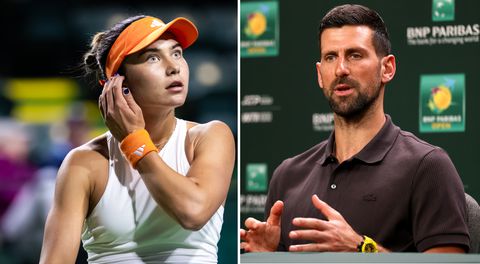 Groot tennistalent (18) ontvangt 'rare' berichten van haar idool Novak Djokovic: 'Hij doet heel erg zijn best'