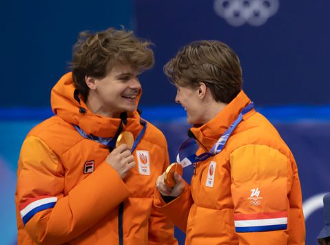 Torenhoge hartslagen bij shorttrackbroers Melle en Jens van 't Wout: 'Dan kan hij er best van genieten'