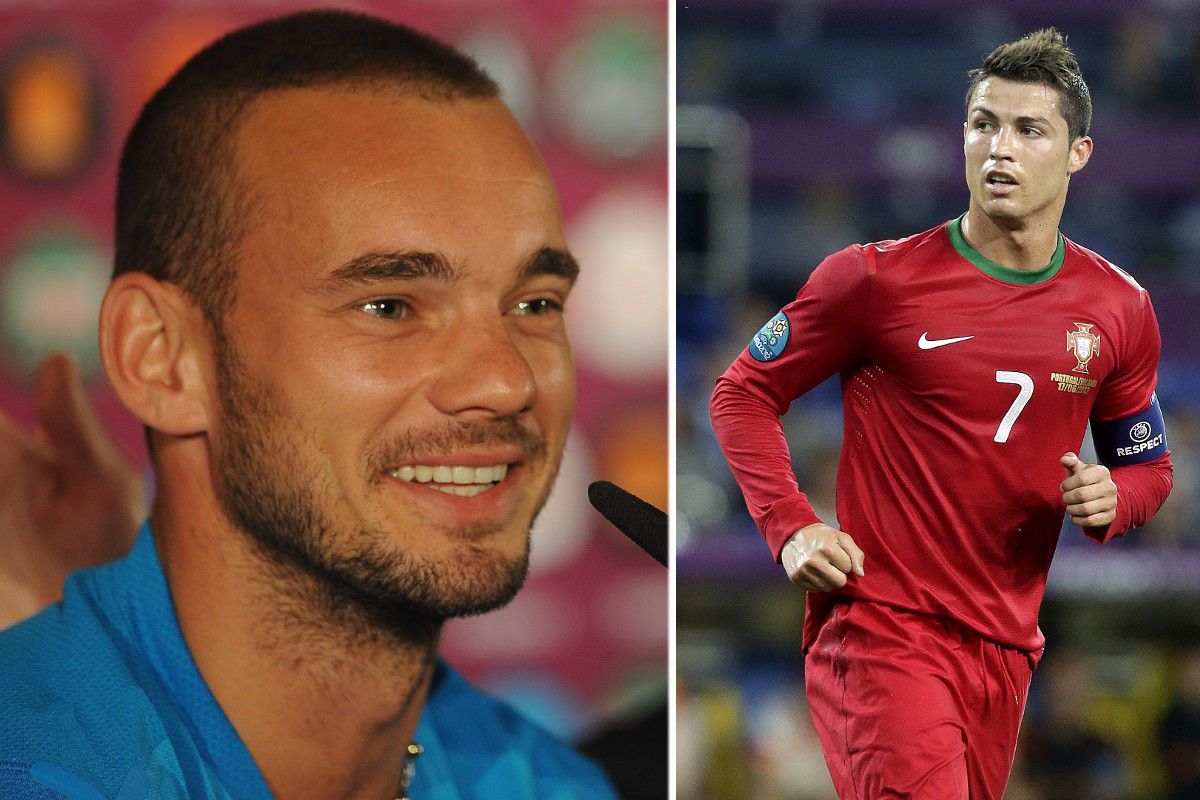 Wesley Sneijder dolde Cristiano Ronaldo en die kon dat niet waarderen: 'Hij nam altijd iedereen in de maling'
