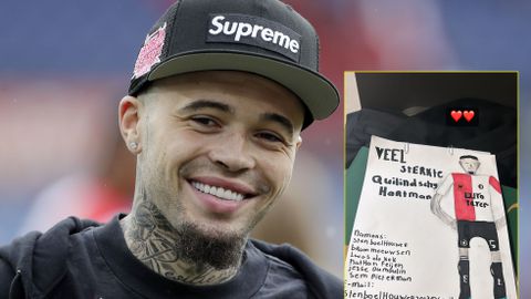 Feyenoord-speler Quilindschy Hartman smelt van schattige fanmail en reageert met hartjes