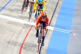 Lisa van Belle op het EK Baanwielrennen (Getty Images)
