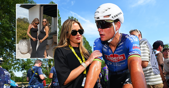 Zwangere vriendin van Mathieu van der Poel toont voor het eerst babybuik, Roxanne Bertels 'in zevende hemel'
