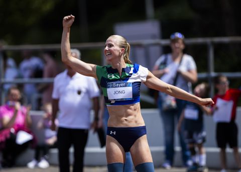 Para-atlete Fleur Jong zorgt voor Nederlands succes tijdens Diamond League in Brussel