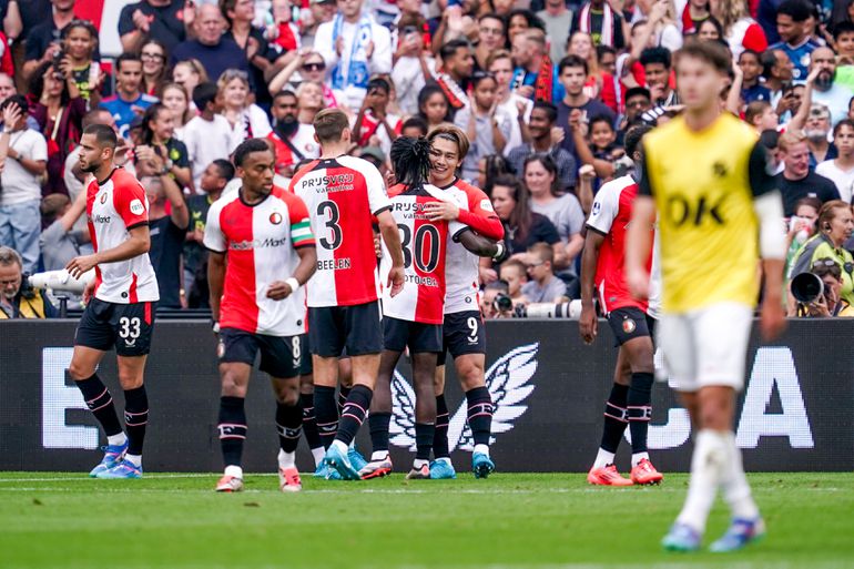 Brian Priske kan weer ademhalen: Feyenoord boekt eerste overwinning in de Kuip, maar ziet Santiago Gimenez uitvallen