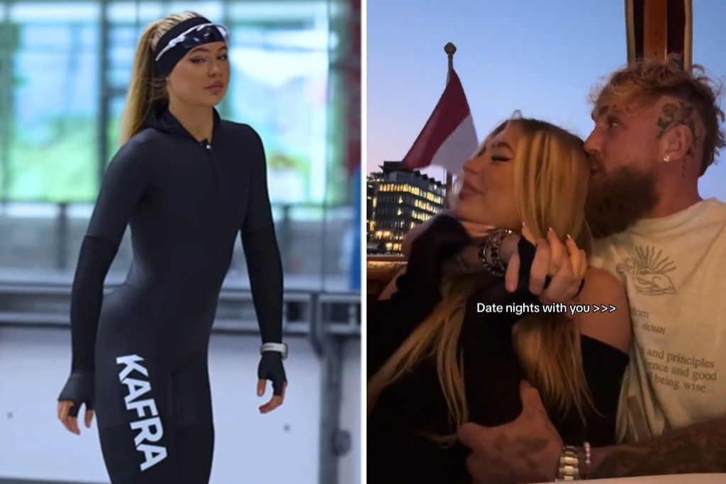 Jutta Leerdam en Jake Paul doen erg romantisch én klimmen door een raam tijdens speciaal etentje in Amsterdam