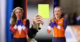 Jutta Leerdam en Joy Beune moeten vanaf dit seizoen oppassen voor geel. © Pro Shots en Getty Images