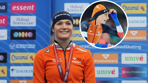 Schaatssensatie Angel Daleman vol ongeloof door 'supervette' Femke Kok: 'Mijn mond viel open'