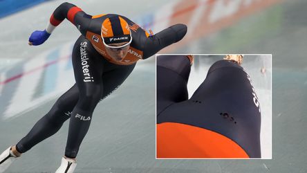 Schaatspak van Jutta Leerdam heeft talloze gaatjes: 'Mensen vragen me hoe dat kan'