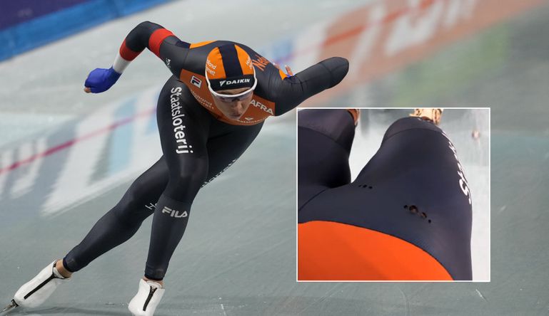 Schaatspak van Jutta Leerdam heeft talloze gaatjes: 'Mensen vragen me hoe dat kan'