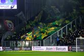 De fans van ADO in het uitvak bij Cambuur. © Getty Images