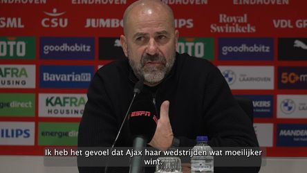 Peter Bosz over vele concurrenten van PSV: 'Ik schat Feyenoord het hoogste in'