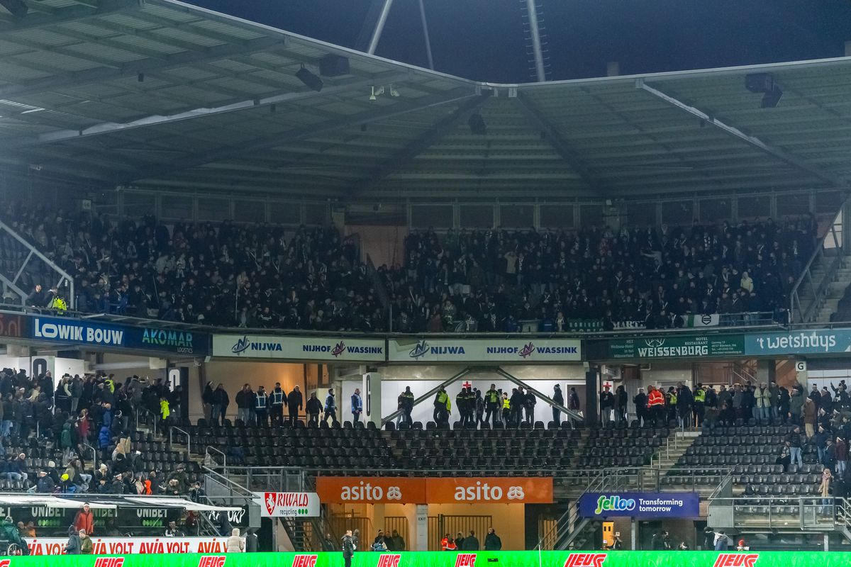 Groningen-fan klom over twee hekken om van plaat te vallen in vak met kinderen, Heracles doet onderzoek