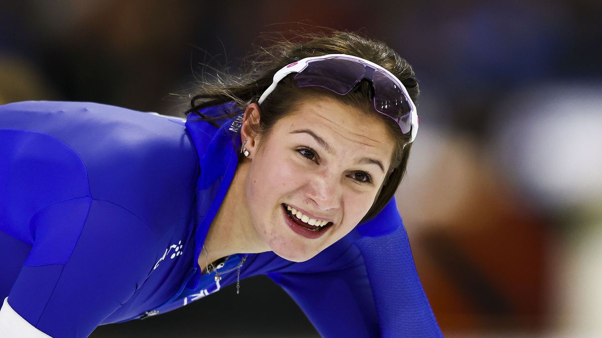 Angel Daleman (16) houdt Nederlandse schaatseer hoog bij Olympische Jeugdwinterspelen