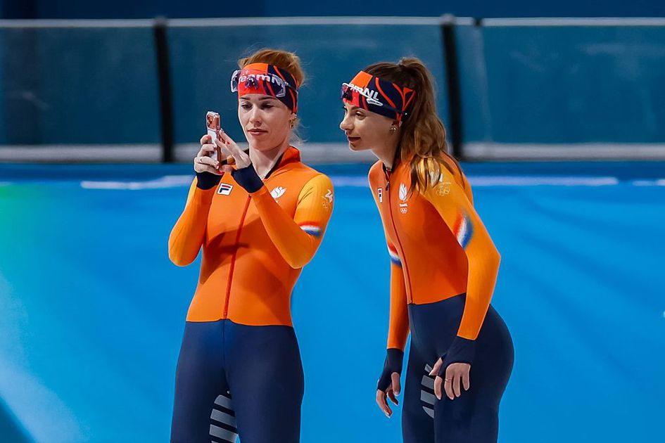 Femke Kok rende razendsnel naar teamgenote Antoinette Rijpma-de Jong in Milaan: 'Je leek wel van de 