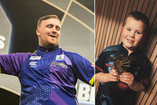 Dit is de 'kleine' Luke Littler: 8-jarige darter wint toernooi voor volwassenen