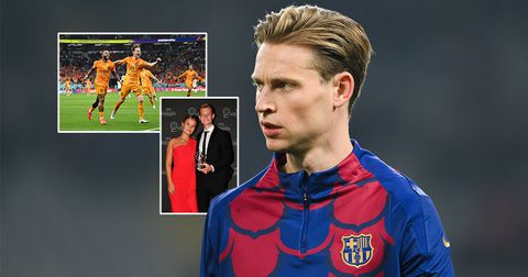 Dit is Frenkie de Jong: topvoetballer dolgelukkig met jeugdliefde Mikky Kiemeney en twee kindjes