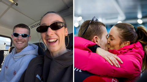 Schaatskoppel Suzanne Schulting en Joep Wennemars ruilt strand in voor indrukwekkende historische plek