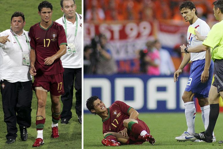 Hoe Cristiano Ronaldo huilend het veld verliet dankzij de Nederlandse 'Kannibaal': 'Dat litteken zag je nog steeds'