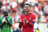 Cristiano Ronaldo pakte zaterdag maar weer eens een EK-record. © Getty Images