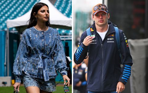 Kelly Piquet schittert in bikini terwijl Max Verstappen het in Spanje zonder haar steun moet doen