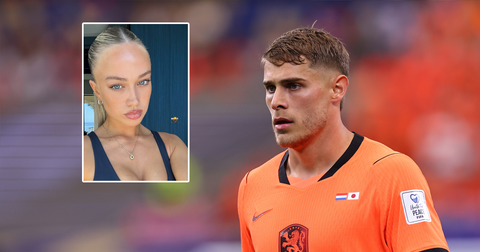 'Adembenemende' vriendin Micky van de Ven houdt gemoederen bezig in Engeland: 'Ze laat fans versteld staan'